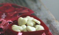 Homemade White Chocolate Hearts